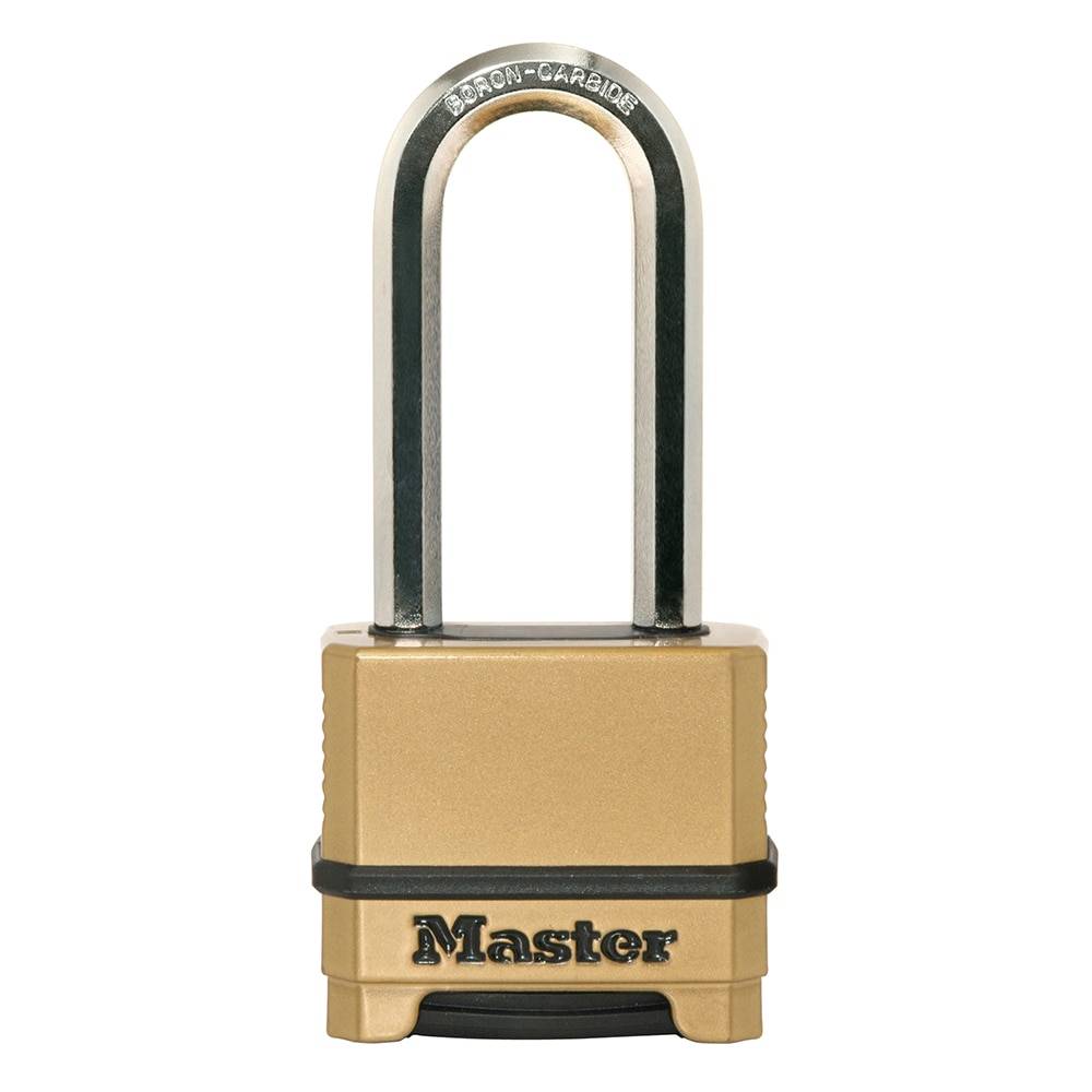 Master Lock Heavy Duty Outdoor Resettable Combination Padlock, 2-1/4-in Wide x 2-1/2-in Shackle | M175DLJ