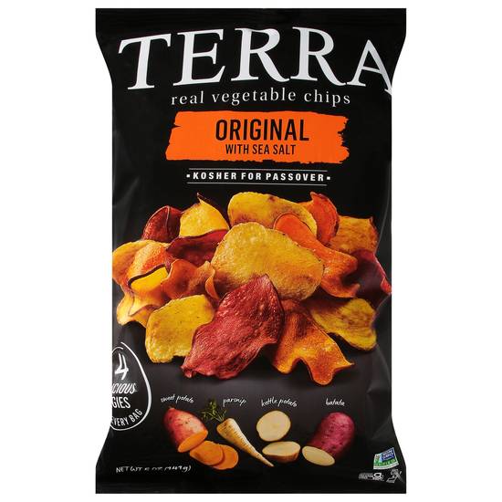 Terra Original Sea Salt Vegetable Chips Bag