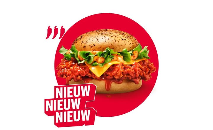 Zinger Dunked burger