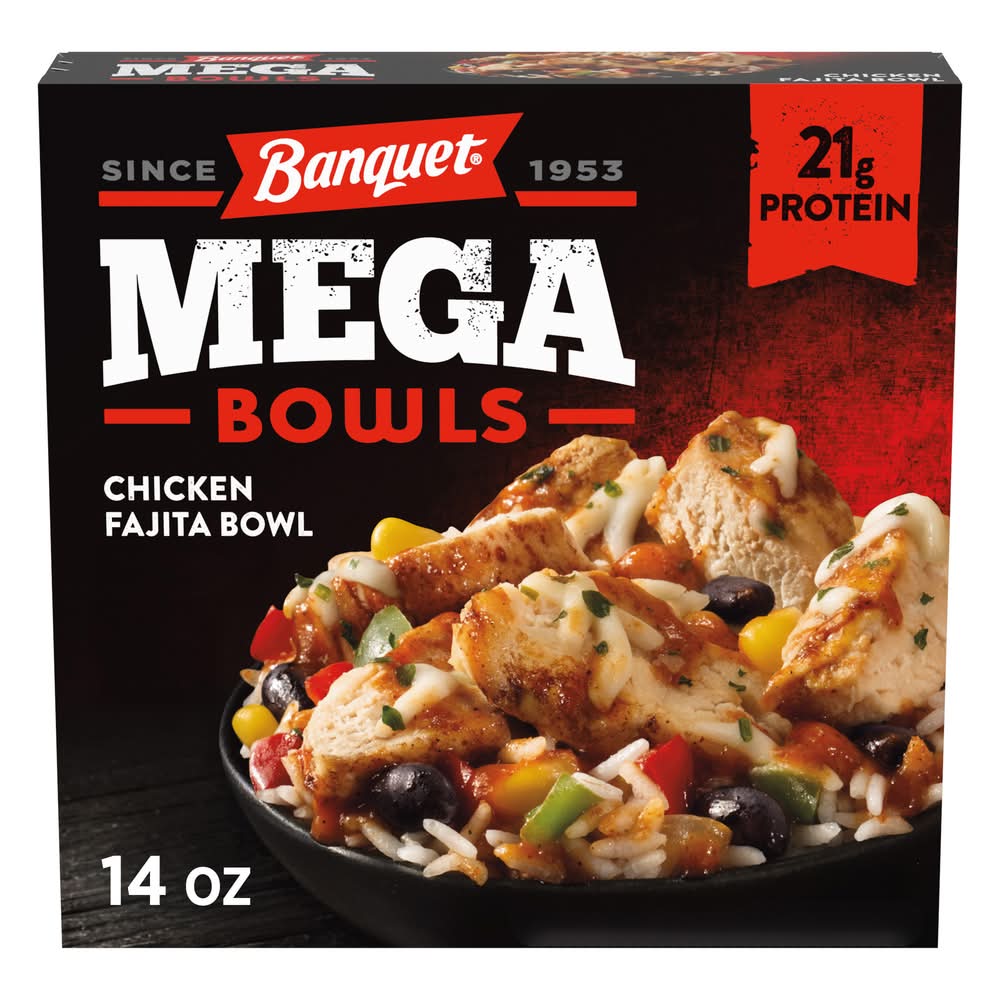 Banquet Mega Bowls Chicken Fajita Bowls (14 oz)