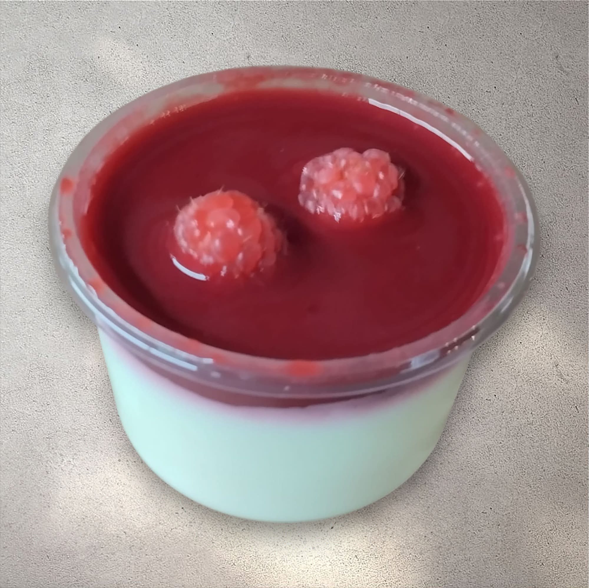 🧁🥧Panna cotta chocolat blanc framboise
