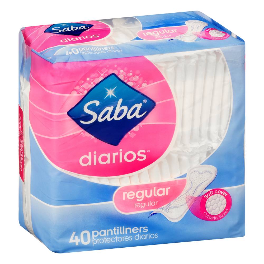 Saba Diarios Regular Pantiliners