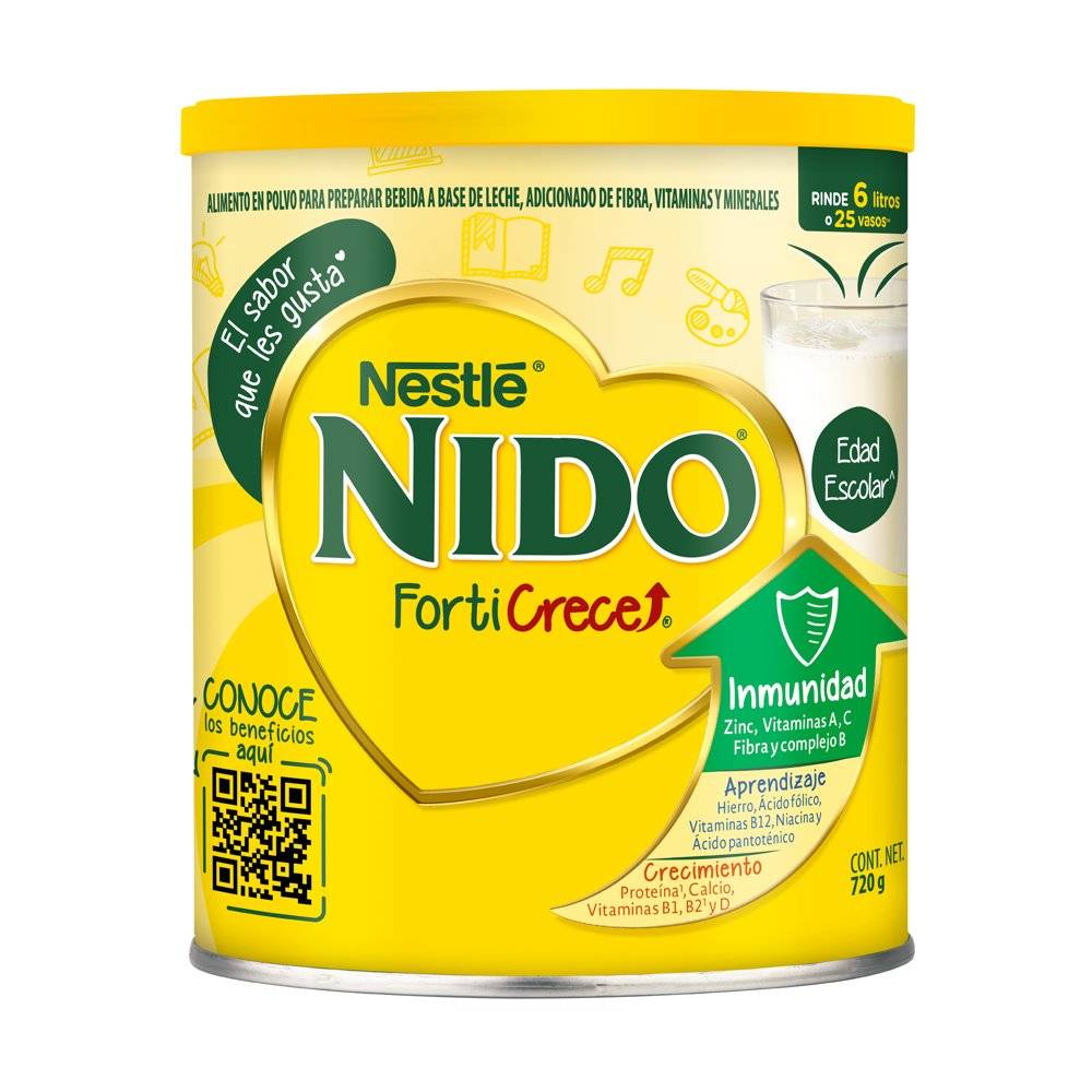 Nido leche en polvo forticrece (lata 720 g)