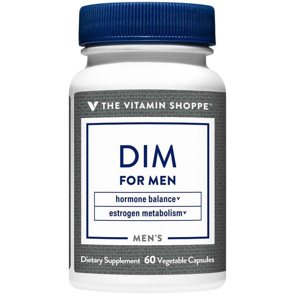 The Vitamin Shoppe Dim For Men 200 mg Vegetarian Capsules (male)