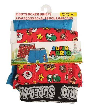 Nintendo, Underwear & Socks, Super Mario Boxer Briefs Size Medium