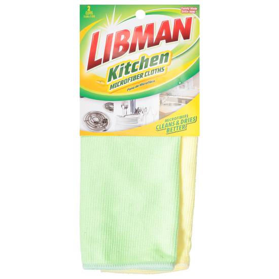 Libman Kitchen Microfiber Cloths (2 ct)