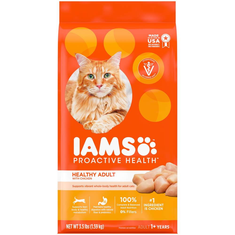 Iams Proactive Health Adult Healthy Dry Cat Food (3.5 lbs)