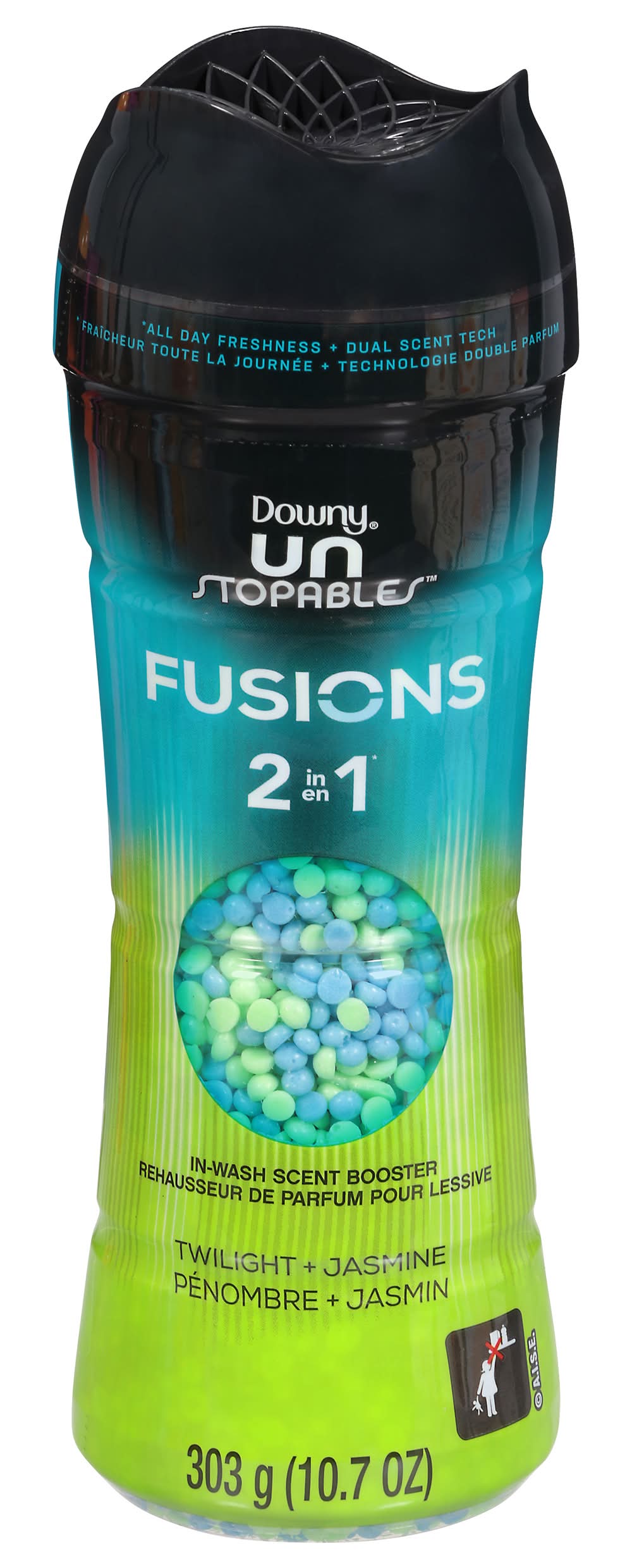 Downy Unstopables Fusions Laundry Additive Beads, Twilight - Jasmine (10.7 oz)