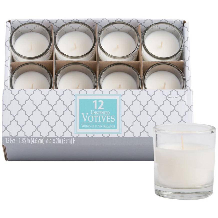 Party City Votive Candles (white)