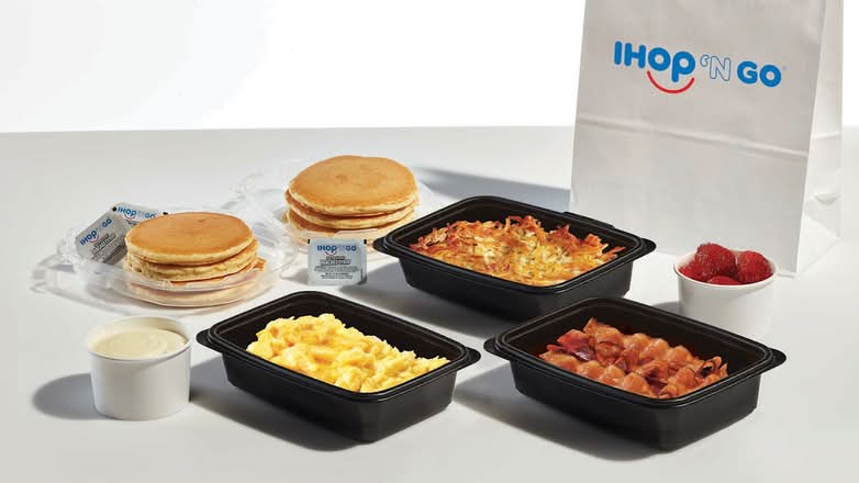 Pancake Creations Family Feast with Turkey Bacon