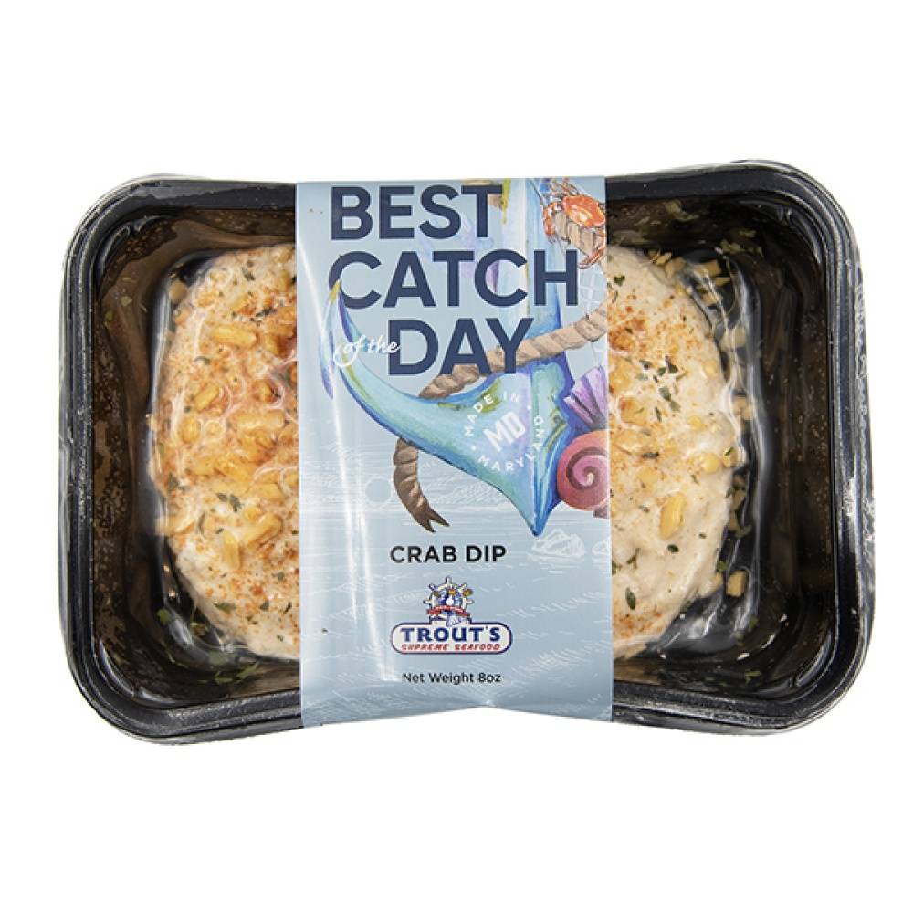 Crab Dip Tray with Cheddar Cheese and Spices