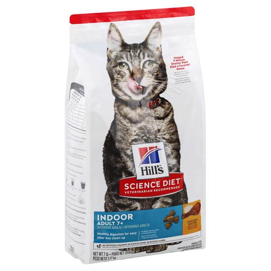 Hill's Science Diet Indoor Adult 7+ Chicken Recipe Cat Food