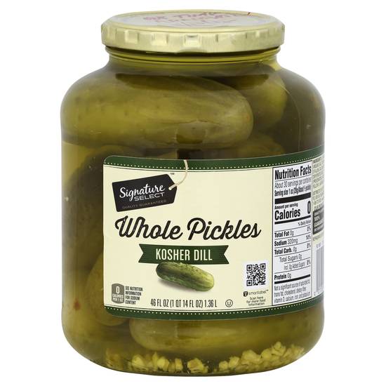 Signature Select Kosher Dill Whole Pickles (46 fl oz)