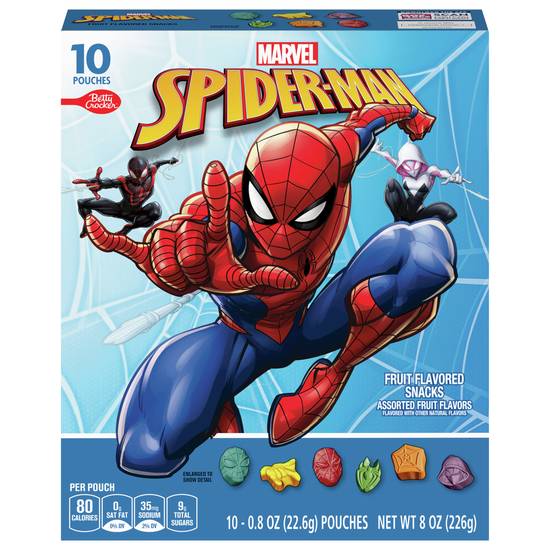 Betty Crocker Marvel Spider-Man Assorted Fruit Flavored Snacks