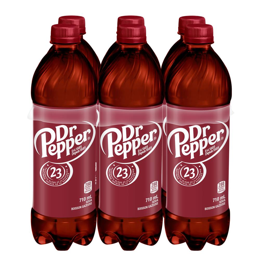 Dr Pepper Original Soft Drink (6 x 710 ml)