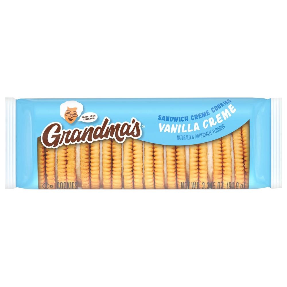 Grandma's Sandwich Crème Cookies, Vanilla (3.25 oz)