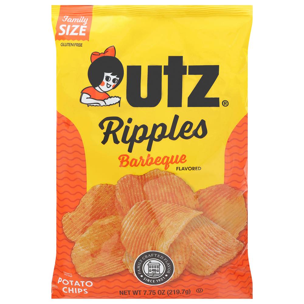 Utz Ripples Barbeque Flavored Potato Chips (7.75 oz)