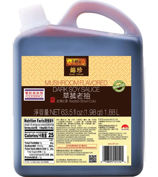 Lee Kum Kee Dark Soy Sauce, Mushroom (63.5 oz)