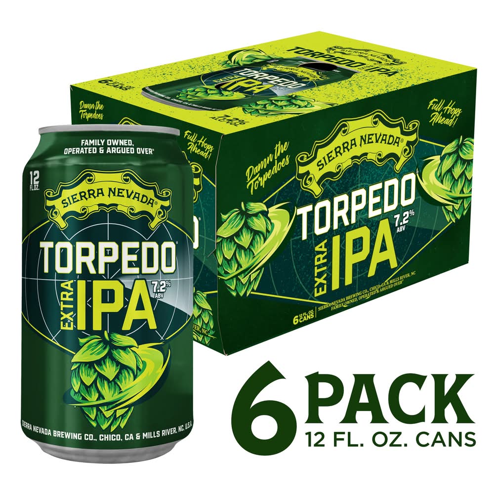 Sierra Nevada Torpedo Domestic Extra Ipa Beer (6 x 12 oz)