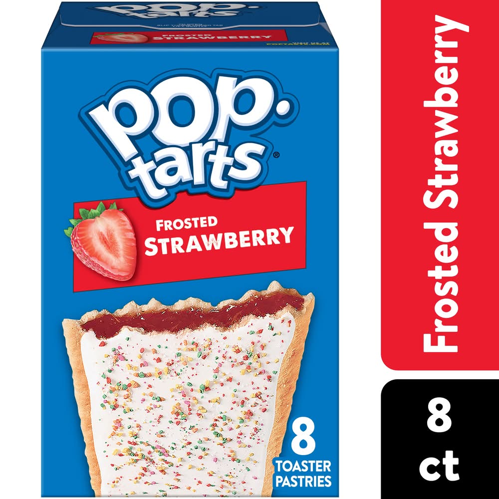 Pop-Tarts Frosted Toaster Pastries, Strawberry (13.5 oz, 8 ct)