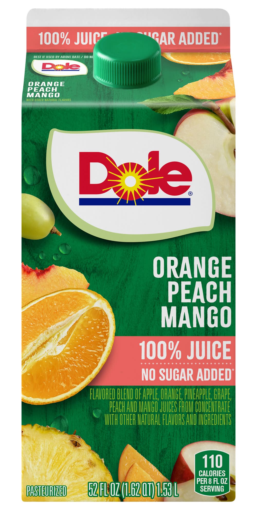 Dole Orange Peach Mango Fruit Juice (52 fl oz)