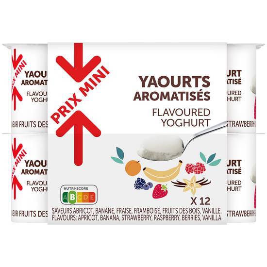 Prix Mini - Yaourts aromatisés (assorted fruits)