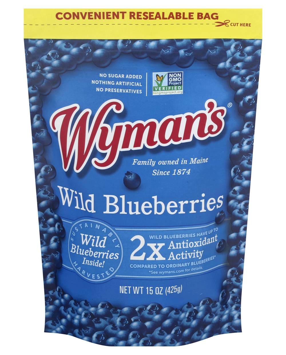 Wyman's Frozen Wild Blueberries (15 oz)
