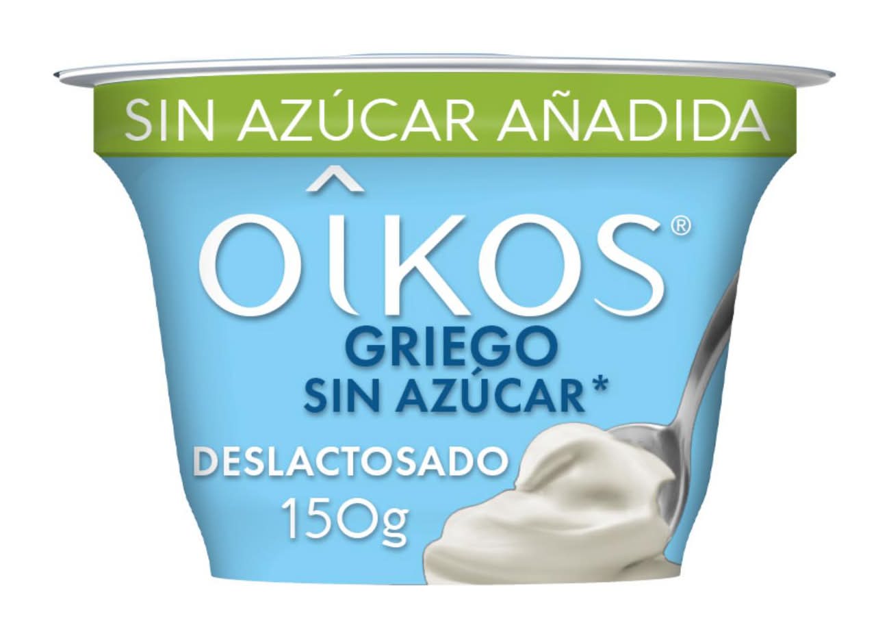 Oikos · Yogurt griego deslactosado sin azúcar (150 g)