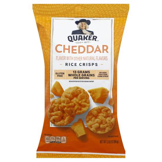 Quaker Cheddar Rice Crisps