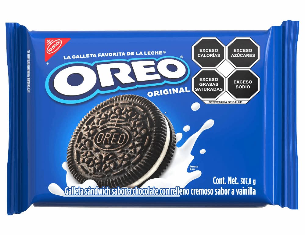 Oreo · Galleta sándwich, chocolate-vainilla (307 g)