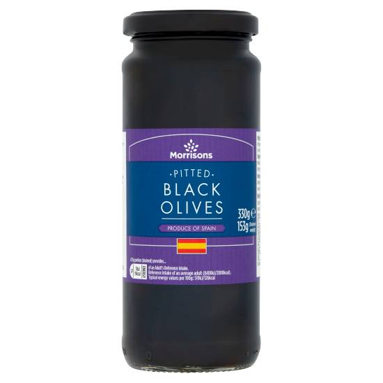 Morrisons Pitted Olives (black )