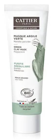 Masque argile verte 100ml - CATTIER