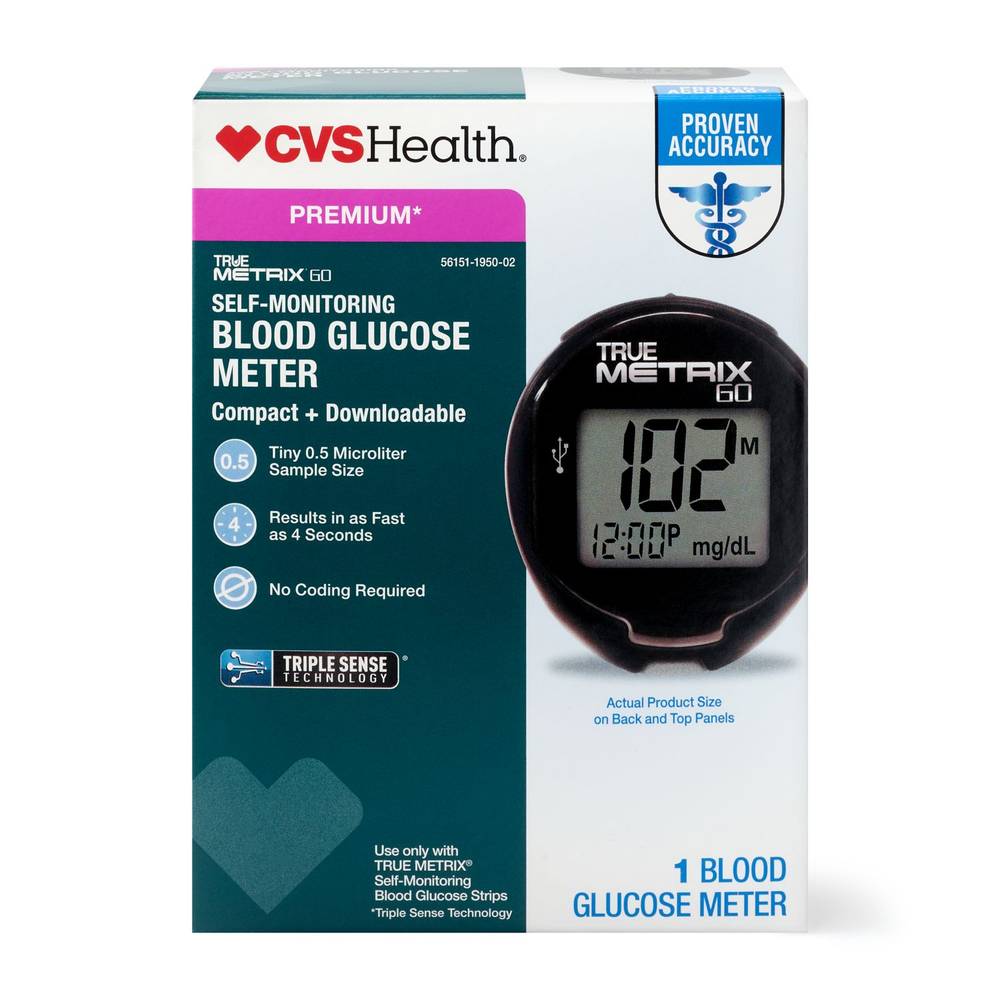 CVS Health True Metrix Go Blood Glucose Meter