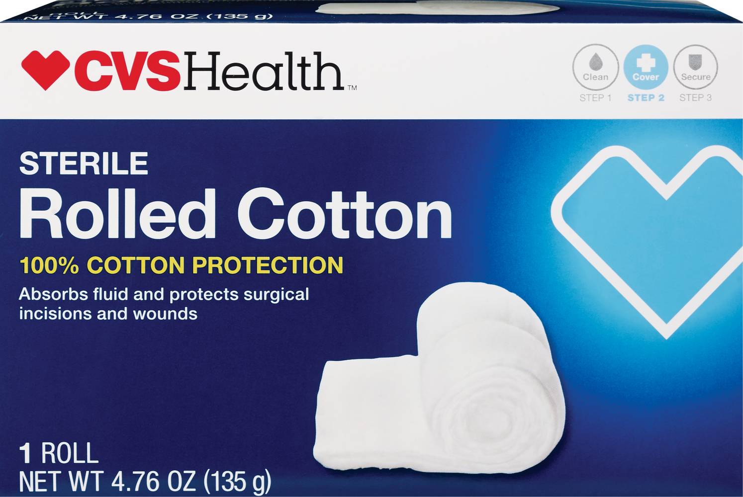 CVS Health Rolled Cotton