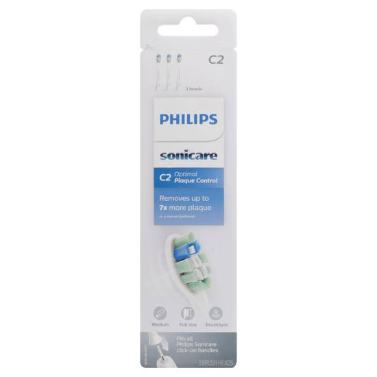 Philips Sonicare Optimal Plaque Control Brush Heads (3 ct)