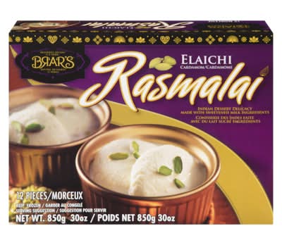 BRAR'S Rasmalai, Cardamom (850 g, 12 ct)