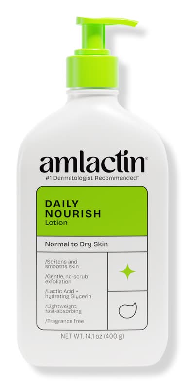 AmLactin Daily Nourish Lotion with 12% Lactic Acid AHA 14.1 oz