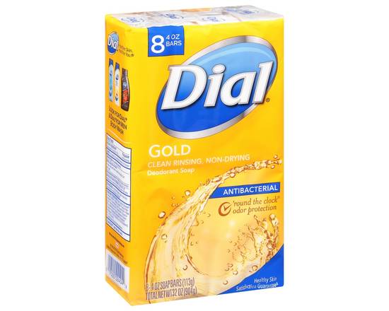 Dial · Gold Antibacterial Deodorant Soap (8 x 4 oz)