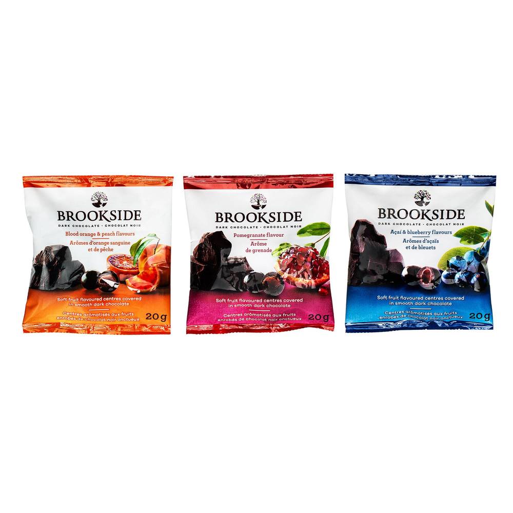 Brookside Dark Chocolate, Assorted Flavours, 40 × 20 G