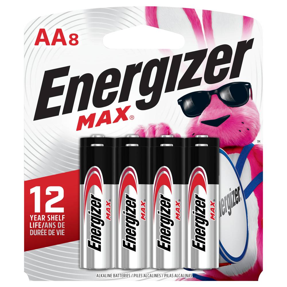 Energizer Max Aa Alkaline Batteries (8 ct)