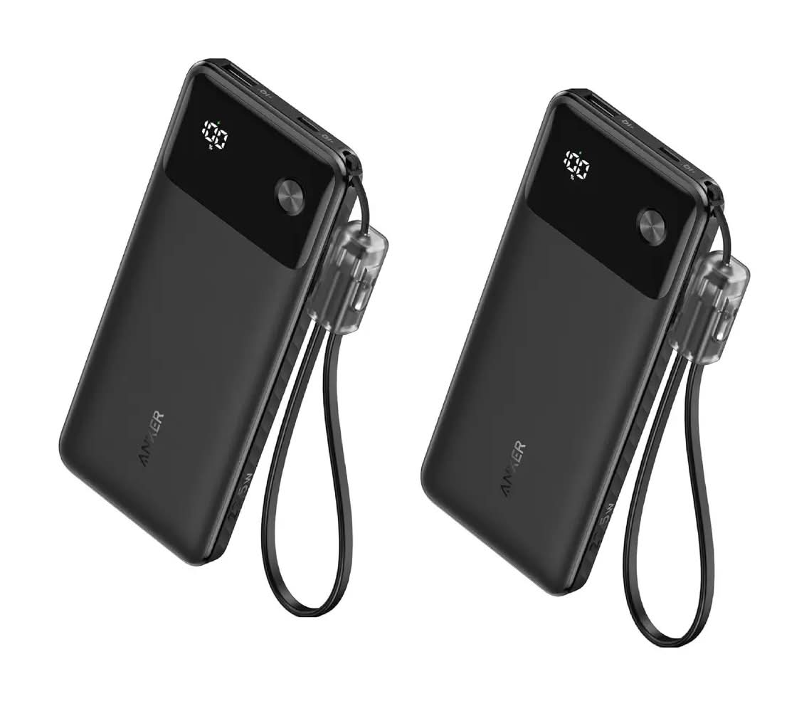 Anker（アンカー）Power Bank 2パック 10000mAh 最大22.5W出力 モバイルバッテリー B1388