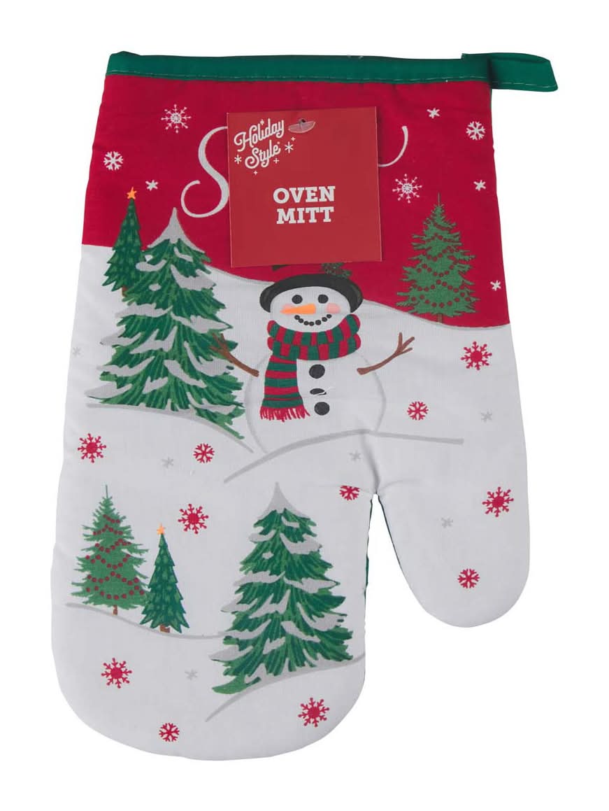 Holiday Style Christmas Oven Mitt Assorted