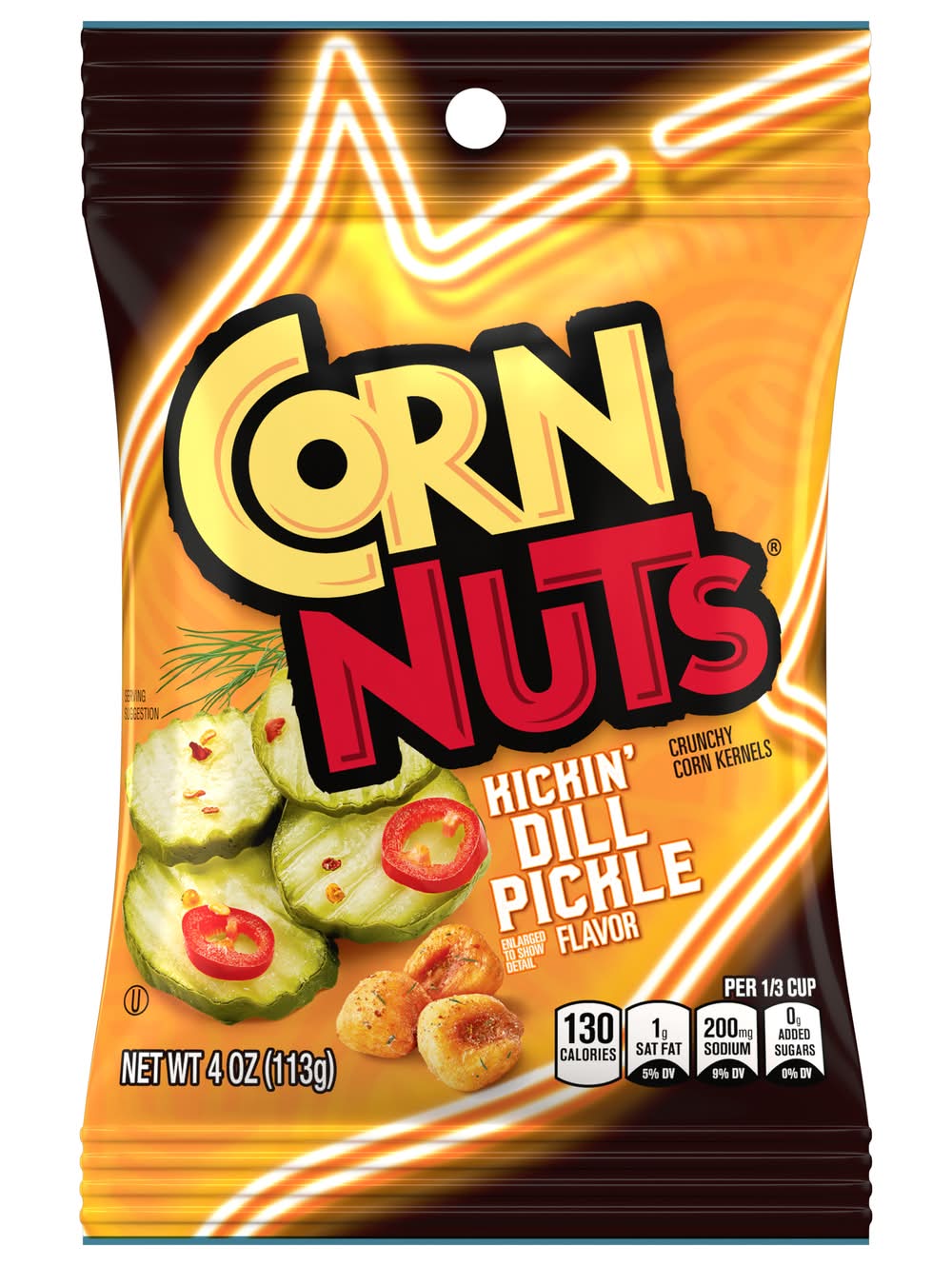 Corn Nuts Crunchy Corn Kernels, Kickin' Dill Pickle (4 oz)