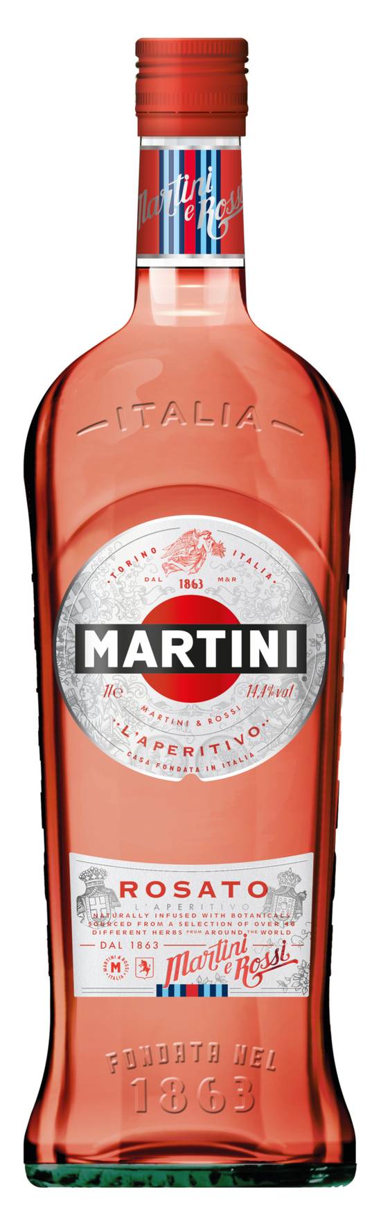 Martini - Apéritif à base de vin rosato (1 L)