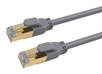 Philips 20' CAT-8 Ethernet Cable, Male to Male, Gray (SWR3143GR/37)