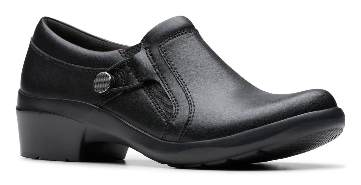 Clarks Angie Holly Slip-On (Black Medium - 10)