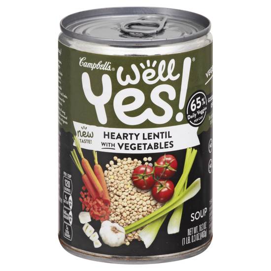 Campbell's Well Yes! Hearty Lentil With Vegetables Soup (16.3 oz)