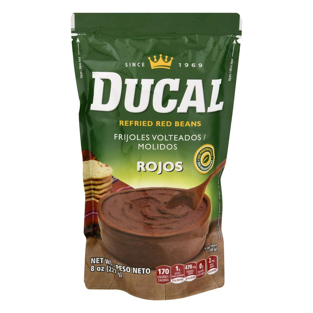 Ducal Refried Red Beans Rojos (8 oz)