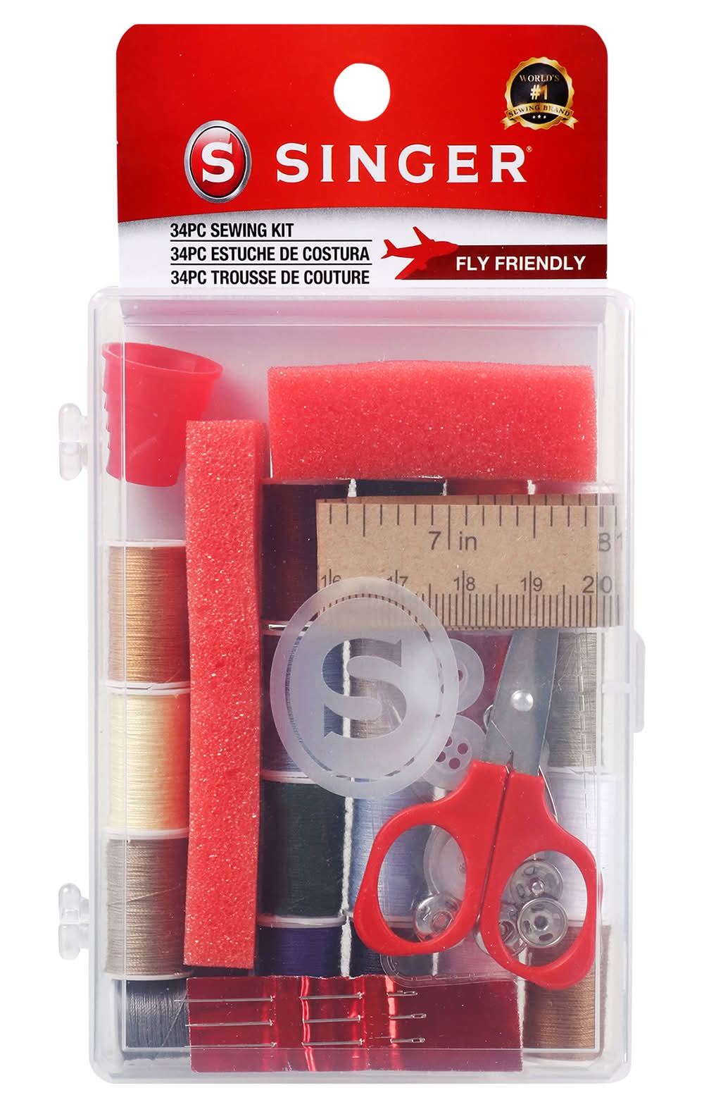 Singer Fly Friendly Sewing Kit (3.2 oz, 34 ct)