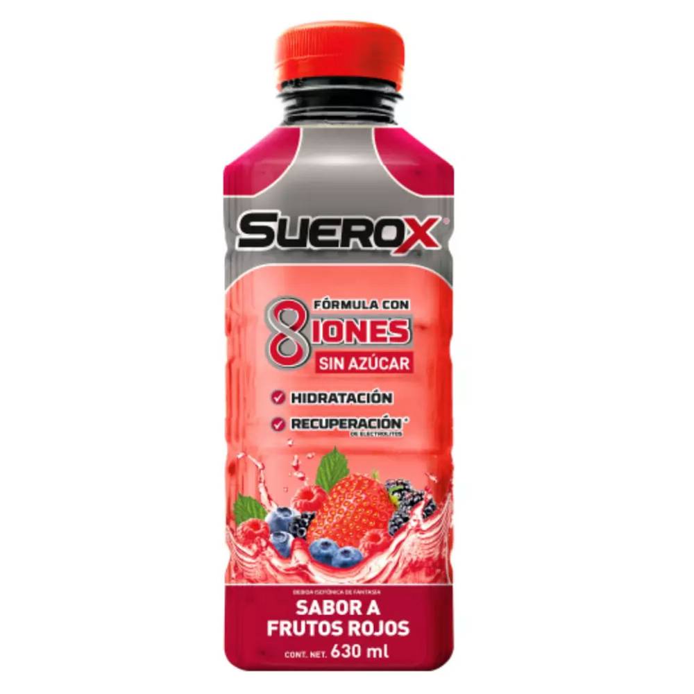 Suerox bebida (630 ml) (frutos rojos)